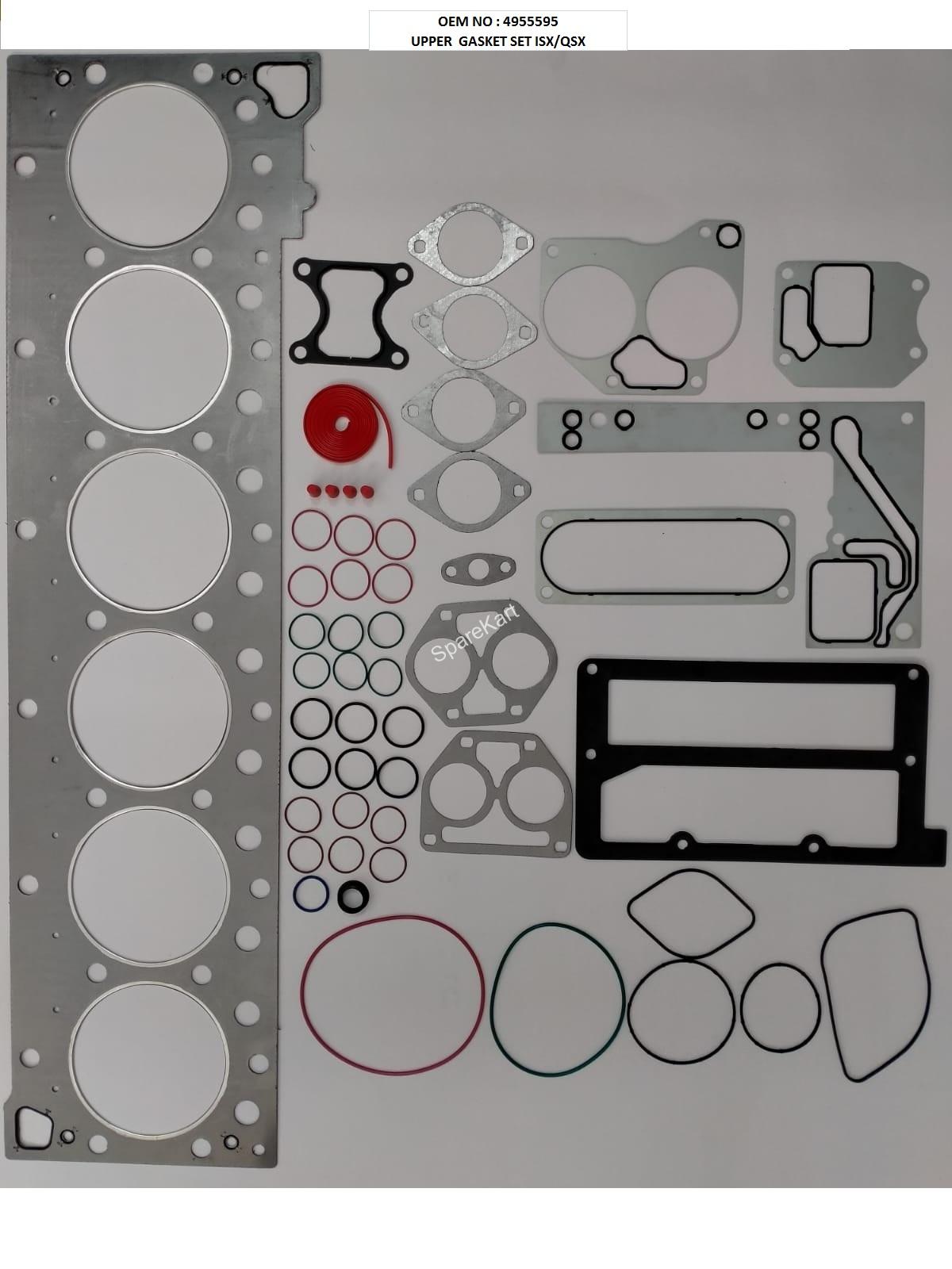 4955595 UPPER GASKET SET ISX/QSX Sparekart